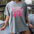 In My Baseball Mom Era Retro Mom Life Mother's Day 2024 Premium Women's Comfort Colors T-Shirt Gray