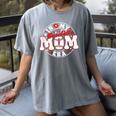 Baseball Mom Era For Women Player Mother Women's Comfort Colors T-Shirt Gray