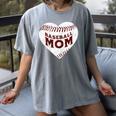Baseball Mom Heart Love Mother's Day Game Day Support Women's Comfort Colors T-Shirt Gray Baseball Mom Heart Love Mother's Day Game Day Support Women's Comfort Colors T-Shirt Gray