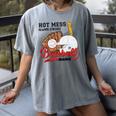 Baseball Mom Hot Mess Always Stressed Baseball Mama Women's Comfort Colors T-Shirt Gray Baseball Mom Hot Mess Always Stressed Baseball Mama Women's Comfort Colors T-Shirt Gray