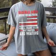 Baseball Mom Inside Us All There Lives a Zombie Sport Women's Comfort Colors T-Shirt Gray