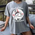 Baseball Mom It's Not For The Weak Funny Baseball Mom Women Women's Comfort Colors T-Shirt Gray