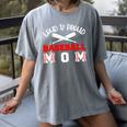 Baseball Mom Loud Proud Quote Game Day Sports Mama Saying Women's Comfort Colors T-Shirt Gray Baseball Mom Loud Proud Quote Game Day Sports Mama Saying Women's Comfort Colors T-Shirt Gray