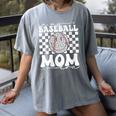 In My Baseball Mom Mama Era Leopard Mom Baseball Women's Comfort Colors T-Shirt Gray In My Baseball Mom Mama Era Leopard Mom Baseball Women's Comfort Colors T-Shirt Gray