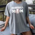 Baseball MOM Mother's Day Baseball Game Cheer Mom Raglan Baseball Tee Women's Comfort Colors T-Shirt Gray Baseball MOM Mother's Day Baseball Game Cheer Mom Raglan Baseball Tee Women's Comfort Colors T-Shirt Gray