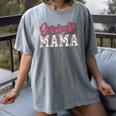 Baseball Mom Pink Baseball Mama Matching Family Daughter Women's Comfort Colors T-Shirt Gray Baseball Mom Pink Baseball Mama Matching Family Daughter Women's Comfort Colors T-Shirt Gray