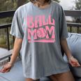 Baseball Mom Pride Heart And Bat Love Game Day Women's Comfort Colors T-Shirt Gray Baseball Mom Pride Heart And Bat Love Game Day Women's Comfort Colors T-Shirt Gray