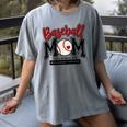 Baseball Mom Red Varsity Baseball Mama Cute Mother's Day Women's Comfort Colors T-Shirt Gray Baseball Mom Red Varsity Baseball Mama Cute Mother's Day Women's Comfort Colors T-Shirt Gray