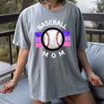Baseball Mom Sports Mom Proud Baseball Mom Premium Women's Comfort Colors T-Shirt Gray