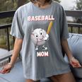 Baseball Mom Sports Quote Women's Comfort Colors T-Shirt Gray