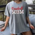 Baseball Mom Sporty Humor Women's Comfort Colors T-Shirt Gray