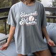 Baseball Mom Squad Women's Comfort Colors T-Shirt Gray Baseball Mom Squad Women's Comfort Colors T-Shirt Gray
