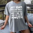 Baseball Mom Swing Watch Mouth Baseball Boy Women's Comfort Colors T-Shirt Gray Baseball Mom Swing Watch Mouth Baseball Boy Women's Comfort Colors T-Shirt Gray
