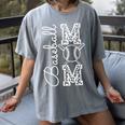 Baseball Mom Tee Leopard Mother's Day Grandma Women's Comfort Colors T-Shirt Gray