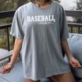 Baseball Mom Tee Mother's Day Family Baseball Women's Comfort Colors T-Shirt Gray Baseball Mom Tee Mother's Day Family Baseball Women's Comfort Colors T-Shirt Gray