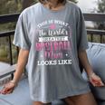 Baseball Mom -This Is What Basketball Mom Looks Like Women's Comfort Colors T-Shirt Gray