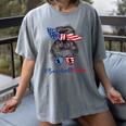 Baseball Mom USA American Flag 4th Of July Women's Comfort Colors T-Shirt Gray Baseball Mom USA American Flag 4th Of July Women's Comfort Colors T-Shirt Gray