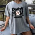 Baseball Mom Varsity Baseball Mama Cute Mother's Day Women's Comfort Colors T-Shirt Gray Baseball Mom Varsity Baseball Mama Cute Mother's Day Women's Comfort Colors T-Shirt Gray