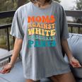 Baseball Moms Against Baseball Pants Groovy Softball Women's Comfort Colors T-Shirt Gray
