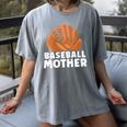 Baseball Mother Lover Baseballer Player Match Baseball Mom Women's Comfort Colors T-Shirt Gray