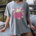Baseball Phrase With Stars Women's Comfort Colors T-Shirt Gray Baseball Phrase With Stars Women's Comfort Colors T-Shirt Gray