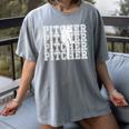 Baseball Pitcher Player Team Sport Lover Family Friends Fans Women's Comfort Colors T-Shirt Gray Baseball Pitcher Player Team Sport Lover Family Friends Fans Women's Comfort Colors T-Shirt Gray