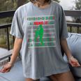 Baseball Player Christmas Pajama Send It Xmas PJs Boys Women's Comfort Colors T-Shirt Gray