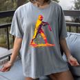 Baseball Player Women's Comfort Colors T-Shirt Gray Baseball Player Women's Comfort Colors T-Shirt Gray