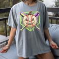 Baseball Pumpkin Halloween Baseball Drip Spooky Halloween Women's Comfort Colors T-Shirt Gray Baseball Pumpkin Halloween Baseball Drip Spooky Halloween Women's Comfort Colors T-Shirt Gray