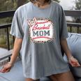 Baseball-Shirt Women Mama Mother Baseball Mom Women's Comfort Colors T-Shirt Gray