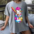 Baseball Snowman Drip Christmas Baseball Boys Men Kids Women's Comfort Colors T-Shirt Gray Baseball Snowman Drip Christmas Baseball Boys Men Kids Women's Comfort Colors T-Shirt Gray