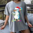 Baseball Snowman Drip Cool Christmas Men Boys Girls Women's Comfort Colors T-Shirt Gray Baseball Snowman Drip Cool Christmas Men Boys Girls Women's Comfort Colors T-Shirt Gray
