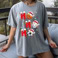 Basketball Baseball Soccer Christmas Ho Ho Ho Santa Xmas Women's Comfort Colors T-Shirt Gray Basketball Baseball Soccer Christmas Ho Ho Ho Santa Xmas Women's Comfort Colors T-Shirt Gray