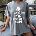 Bear Baseball Shirt For Players Fans And Moms Women's Comfort Colors T-Shirt Gray Bear Baseball Shirt For Players Fans And Moms Women's Comfort Colors T-Shirt Gray
