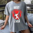 Best Baseball Mom Ever Baseball Women's Comfort Colors T-Shirt Gray