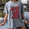 Betty Boop Baseball Logo Jersey With Stars Cute Cartoon Women's Comfort Colors T-Shirt Gray Betty Boop Baseball Logo Jersey With Stars Cute Cartoon Women's Comfort Colors T-Shirt Gray