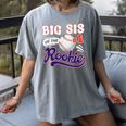 Big Sis Rookie Of Year 1st Birthday Baseball Theme Matching Women's Comfort Colors T-Shirt Gray Big Sis Rookie Of Year 1st Birthday Baseball Theme Matching Women's Comfort Colors T-Shirt Gray