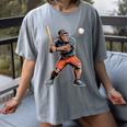 Bigfoot Playing Baseball Boys Kids Men Baseball Player Women's Comfort Colors T-Shirt Gray Bigfoot Playing Baseball Boys Kids Men Baseball Player Women's Comfort Colors T-Shirt Gray