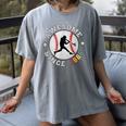 Birthday Baseball Lover 40 Years Old Awesome Since 1986 Women's Comfort Colors T-Shirt Gray