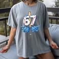 Blue Camo Baseball 67 Six Seven Camo Ice Cream Drip Boy Teen Women's Comfort Colors T-Shirt Gray Blue Camo Baseball 67 Six Seven Camo Ice Cream Drip Boy Teen Women's Comfort Colors T-Shirt Gray