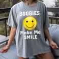 Boobies Make Me Smile Mardi Gras Raglan Baseball Tee Women's Comfort Colors T-Shirt Gray Boobies Make Me Smile Mardi Gras Raglan Baseball Tee Women's Comfort Colors T-Shirt Gray