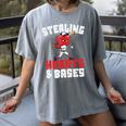 Boys Baseball Valentines Shirt Sterling Hearts Baseball Women's Comfort Colors T-Shirt Gray Boys Baseball Valentines Shirt Sterling Hearts Baseball Women's Comfort Colors T-Shirt Gray