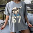 Boys Kids 67 Six Seven Sunglasses Dabbing Baseball Lover Women's Comfort Colors T-Shirt Gray
