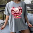 Boys Valentine Baseball Lifestyle Home Plate Ice-Cream Drip Women's Comfort Colors T-Shirt Gray Boys Valentine Baseball Lifestyle Home Plate Ice-Cream Drip Women's Comfort Colors T-Shirt Gray