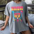 Bruh Baseball Ice Cream Drip Number 67 Player 67th Birthday Women's Comfort Colors T-Shirt Gray
