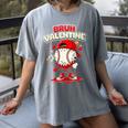 Bruh Valentine Baseball Drip Icecream Apparel Men Youth Boys Women's Comfort Colors T-Shirt Gray Bruh Valentine Baseball Drip Icecream Apparel Men Youth Boys Women's Comfort Colors T-Shirt Gray