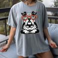 Bulldog Mascot Sports Fan Football Basketball Baseball Women's Comfort Colors T-Shirt Gray Bulldog Mascot Sports Fan Football Basketball Baseball Women's Comfort Colors T-Shirt Gray