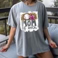Cheer Baseball Mom Of Both Baseball And Cheer Mother Women's Comfort Colors T-Shirt Gray Cheer Baseball Mom Of Both Baseball And Cheer Mother Women's Comfort Colors T-Shirt Gray