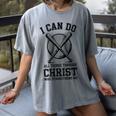 Christian Baseball Philippians 4 Women's Comfort Colors T-Shirt Gray Christian Baseball Philippians 4 Women's Comfort Colors T-Shirt Gray