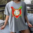 Christmas Baseball Ice Cream Drip Men Women Kids Women's Comfort Colors T-Shirt Gray